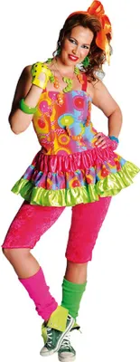 Produktbild von M210167-XS-A bunt Damen Hippy Kleid Partykleid Gr.XS
