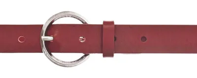 Produktbild von 25 mm Vollledergürtel 0350 rot Größe 90