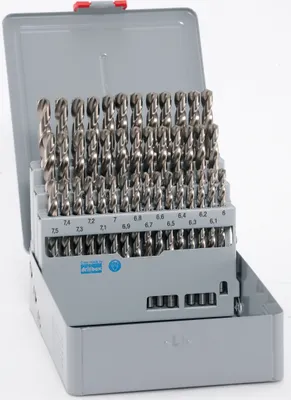 Produktbild von Alpen Bohrer HSS Cobalt Spiralbohrer Set KM 41-teilig Bohrer 6°10 mm