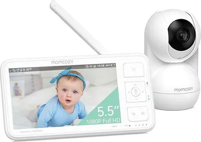 Image de momcozy BM03 - Babyphone vidéo 5,5 pouces avec vision nocturne