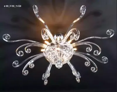 Obrázek produktu pro Stropní svítidlo lustr křišťálová lampa stropní lustr lustr