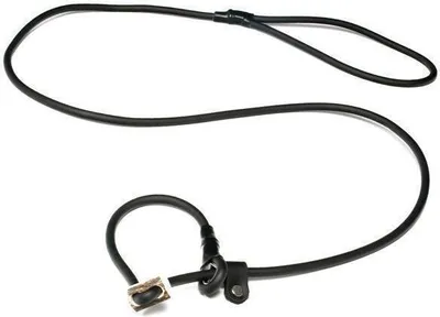 Produktbild von Mystique® Biothane Moxonleine 8mm schwarz 150cm Moxon mit Zugbegrenzung