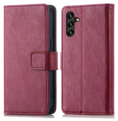 Imagen del producto de Funda Tipo Libro de Lujo para Samsung Galaxy A13 (4G) - Bordeaux