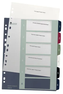 Obrázok produktu pre Leitz 12360000, Číselný zápisník, Polypropylén (PP), Viacfarebný, Portrét, A4 Maxi, 245 mm