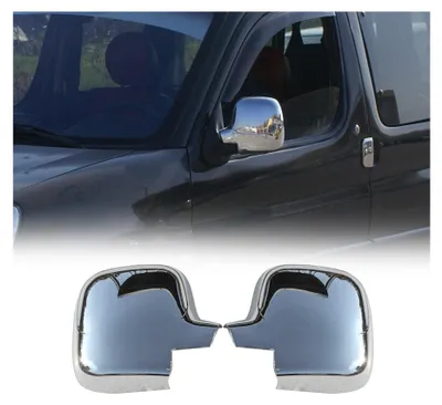Produktbild von Spiegelkappen Spiegelabdeckung für Peugeot Partner 2008-2012 Chrom ABS Silber