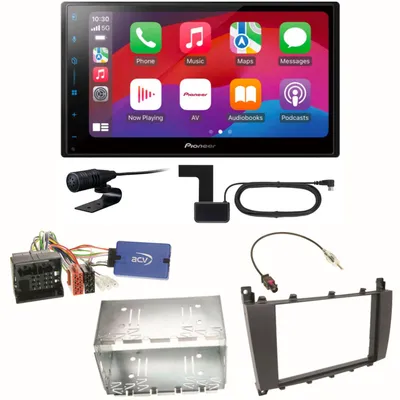 Produktbild von Pioneer SPH-DA77DAB CarPlay Einbauset für Mercedes C-Klasse W203 CLC CL203 S203