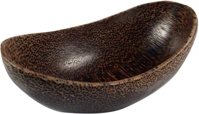 Produktbild von Kokosschale Oval - Design 9, Braun, Holz, Schalen