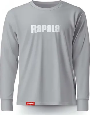 Produktbild von Rapala Grey White Logo Long Sleeve XS Shirt