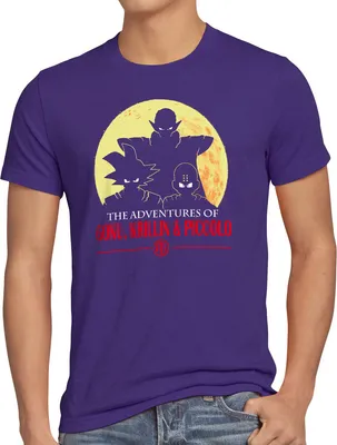 Produktbild von style3 The Adventures of Goku Krillin and Piccolo Herren T-Shirt