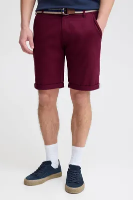Produktbild von SOLID SDMonty Herren Chino Shorts Bermuda Kurze Hose mit Gürtel Stretch Eingrifftaschen Baumwollmischung Regular fit