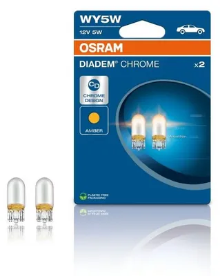 Image de 2 Ampoules DIADEM CHROME WY5W 12V BLI2 ECO PACKAGING Osram 2827DC-2BL