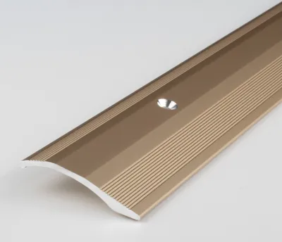 Produktbild von PROVISTON | Übergangs- & Ausgleichsprofil | Aluminium | 40 x 5 x 1000 mm | Bronze Hell | Bodenprofil | Metallprofil | Übergangsschiene