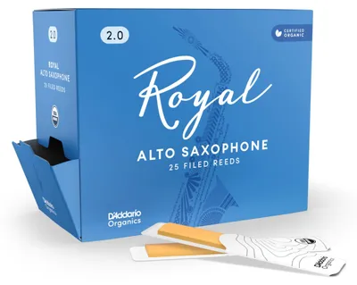 Produktbild von Royal by D'Addario Blätter für Altsaxophon, Stärke 2,0, 25 Stück