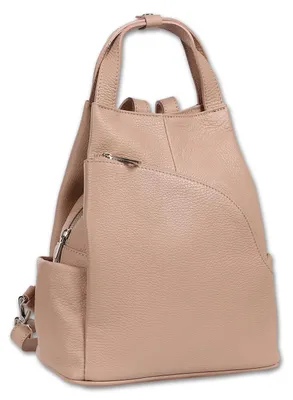 Produktbild von Toscanto Damen Cityrucksack Leder Rucksack rosa D2OTT613RA