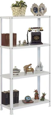 Obrázok produktu pre Simonrack ťažký regál KIT HOMECLASSIC MINI 4/300 202100204168034 biely 80,0 x 30,0 x 160,0 cm