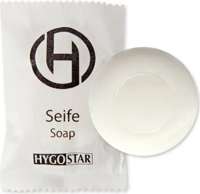 Produktbild von Hygostar -  Handseife - rund,weiß - 1 Stück