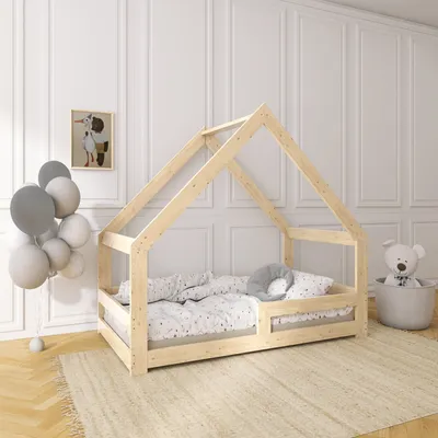 Produktbild von NeeSleep® Hausbett 90x190 cm mit Rausfallschutz Symmetrisch