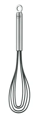 Produktbild von RÖSLE 95656, Flacher Wischer, Schwarz, Edelstahl, Silikon, Edelstahl, Edelstahl, 220 °C, 65 mm