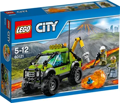 Produktbild von LEGO® City Vulkan-Forschungstruck 60121