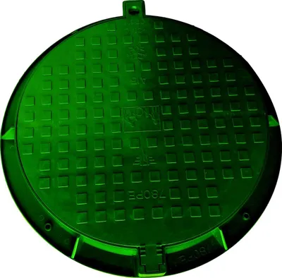Produktbild von Varile Schachtabdeckung rund 78cm Farbe Schwarz