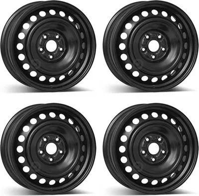 Produktbild von 4x ALCAR STAHLRAD 9016 6x17 ET45 5x114.3 9016 kompatibel mit BYD DOLPHIN