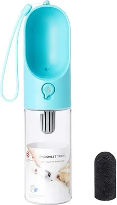 Productafbeelding van Famanu drinkfles voor honden, BPA-vrij, antibacterieel, draagbaar - 400 ml