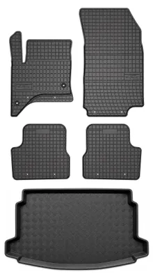 Obrázok produktu pre Gumové autokoberce SolidPRO + vaňa kufra pre: Jeep Avenger(j) 2023- spaľovacia verzia 5 ks