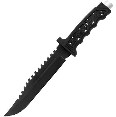 Zdjęcie produktu dla Nóż outdoorowy QD-40772 - Czarny | Wytrzymały i Funkcjonalny KP40772