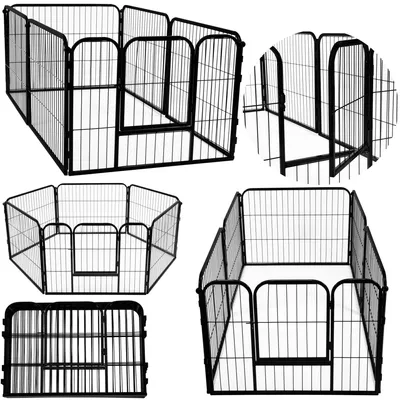 Immagine prodotto di Recinto all'aperto per piccoli animali Pieghevole in 6 parti Altezza 60 cm