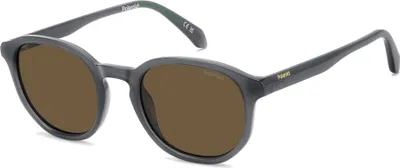 Zdjęcie produktu dla Polaroid PLD 4195/S SZARY/BRĄZOWY POLARYZACYJNE 51/21/145 Okulary męskie Okulary przeciwsłoneczne