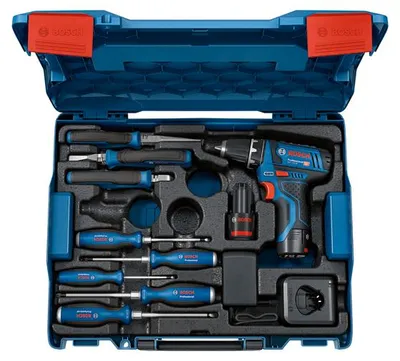 Produktbild von Combo Kit GSR 12V-15 Professional und Handwerkzeuge