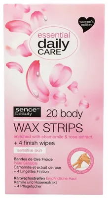 Imagen del producto de Sence Beauty Depil: Tiras depilatorias corporales para piel sensible