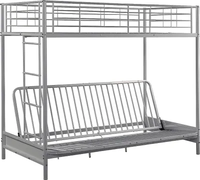Produktbild von MODULO IV Mezzaninbett - 90 × 190 cm - silber