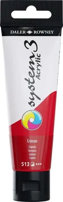 Obrázok produktu pre Daler Rowney System3 Akrylová farba Crimson 59 ml 1 ks