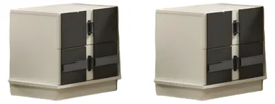 Produktbild von Modern Design Holz Möbel Schlafzimmer  Set 6tlg Doppelbett Luxus 2x Nachttische