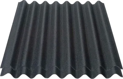 Produktbild von Onduline Easyline Dachplatte Wandplatte Bitumenwellplatten Wellplatte 2x0,76m²  - schwarz