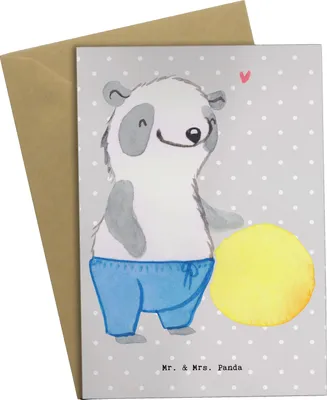 Produktbild von Mr. & Mrs. Panda jubiläumskarte Ergotherapeut Herz - Grau Pastell - Geschenk, hochzeitskarten, weihnachtskarten, Glückwunschkarte, Sport, Fitness, Ausbildung, Grußkarte