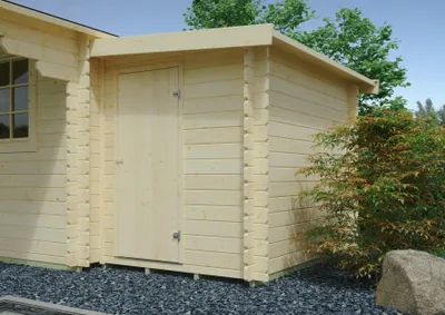 Produktbild von Gartenhaus Anbauschrank 1,48x2,00 m