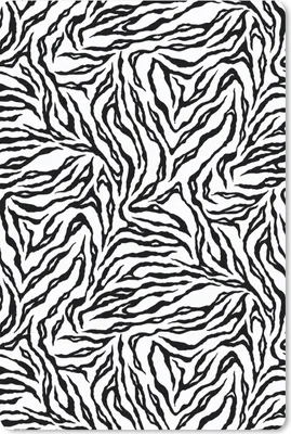 Produktbild von MuchoWow® Mauspad Mousepad Tigerdruck - Schwarz - Weiß - Tiere - Muster 18x27 cm - Mousepads - Maus Mat - Pad - Mausunterlage