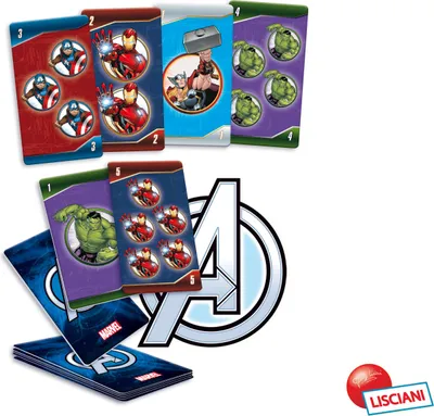 Obrázok produktu pre Kartová hra AVENGERS (v balení 12 kusov)