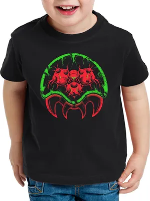 Produktbild von A.N.T. Morph Kinder T-Shirt gamer snes samus aran switch