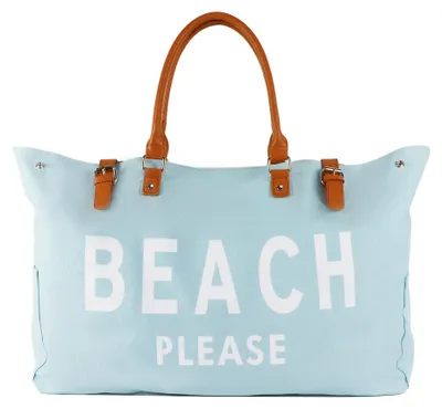 Imagen del producto de Bolsa de playa Lamyba para mujer, bolsa grande familiar para nadar, impermeable y resistente a la arena