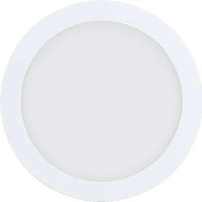 Produktbild von EGLO connect LED Einbauleuchte Fueva-C, Smart Home Einbaulampe, Material: Metallguss, Kunststoff, Farbe: Weiß, Ø: 22,5 cm, dimmbar, Weißtöne und Farben einstellbar