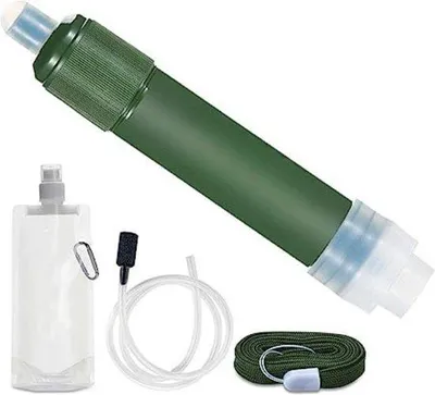 Produktbild von Unyqoos® Tragbarer Outdoor-Wasserfilter mit Ultrafiltrationsmembran 0,01 µm – Wasseraufbereitungssystem, 4000 L Kapazität für Camping & Notfälle