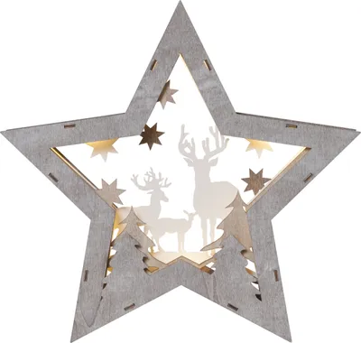 Produktbild von Star Trading Fauna, Leichte Dekorationsfigur, Braun, IP20, 10 Glühbirne(n), LED, 0,3 W