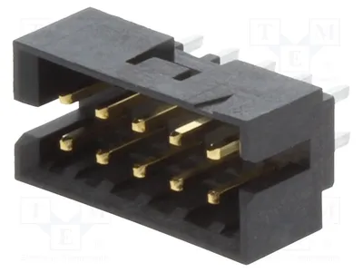 Image de 2 connecteurs à broche de 2 mm pour câbles/plaques, type mâle, référence : 10 87831-1041, connecteur Signteck