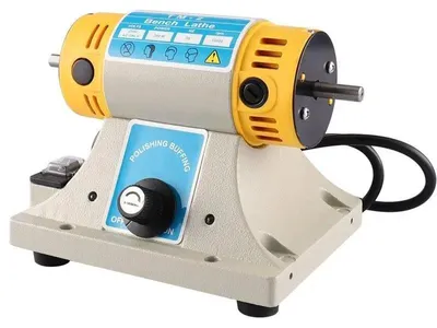 Image de Machine à polir et à poncer pour bijoux, jade et bois - Polisseuse d'appoint - 350 W - 220 V - 10 000 tr/min - Prise UE - Pour les bricoleurs