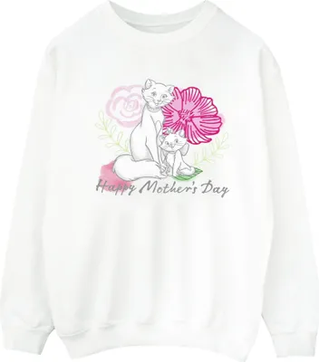 Produktbild von Disney - "The Aristocats" Sweatshirt für Damen BI6943 (S) (Weiß)