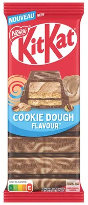 Produktbild von KitKat Melkchocoladereep Cookie Dough 99g – Milchschokolade mit Keksstückchen