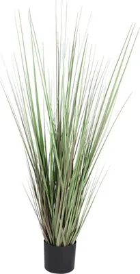 Image de Herbe artificielle 120cm herbe décorative brin d'herbe plante artificielle plante d'intérieur pot de fleurs
